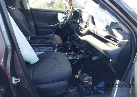 2022 Toyota Highlander Le from USA, damaged, VIN 5TDZZRAH9NS553966